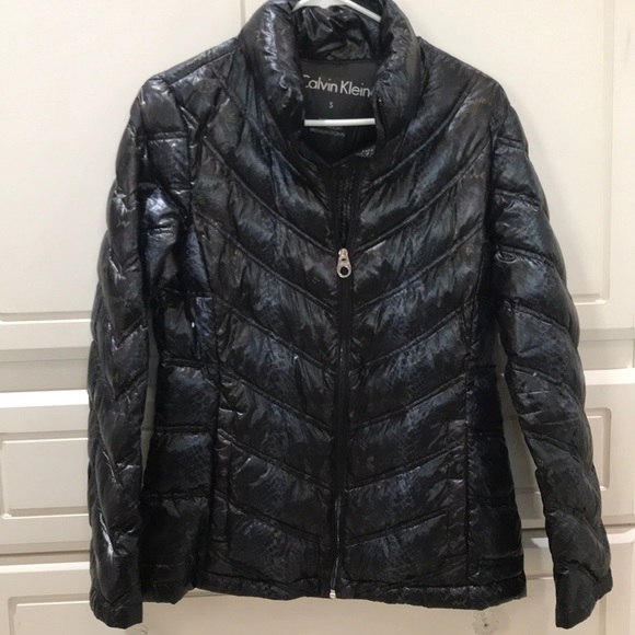 packable jacket calvin klein